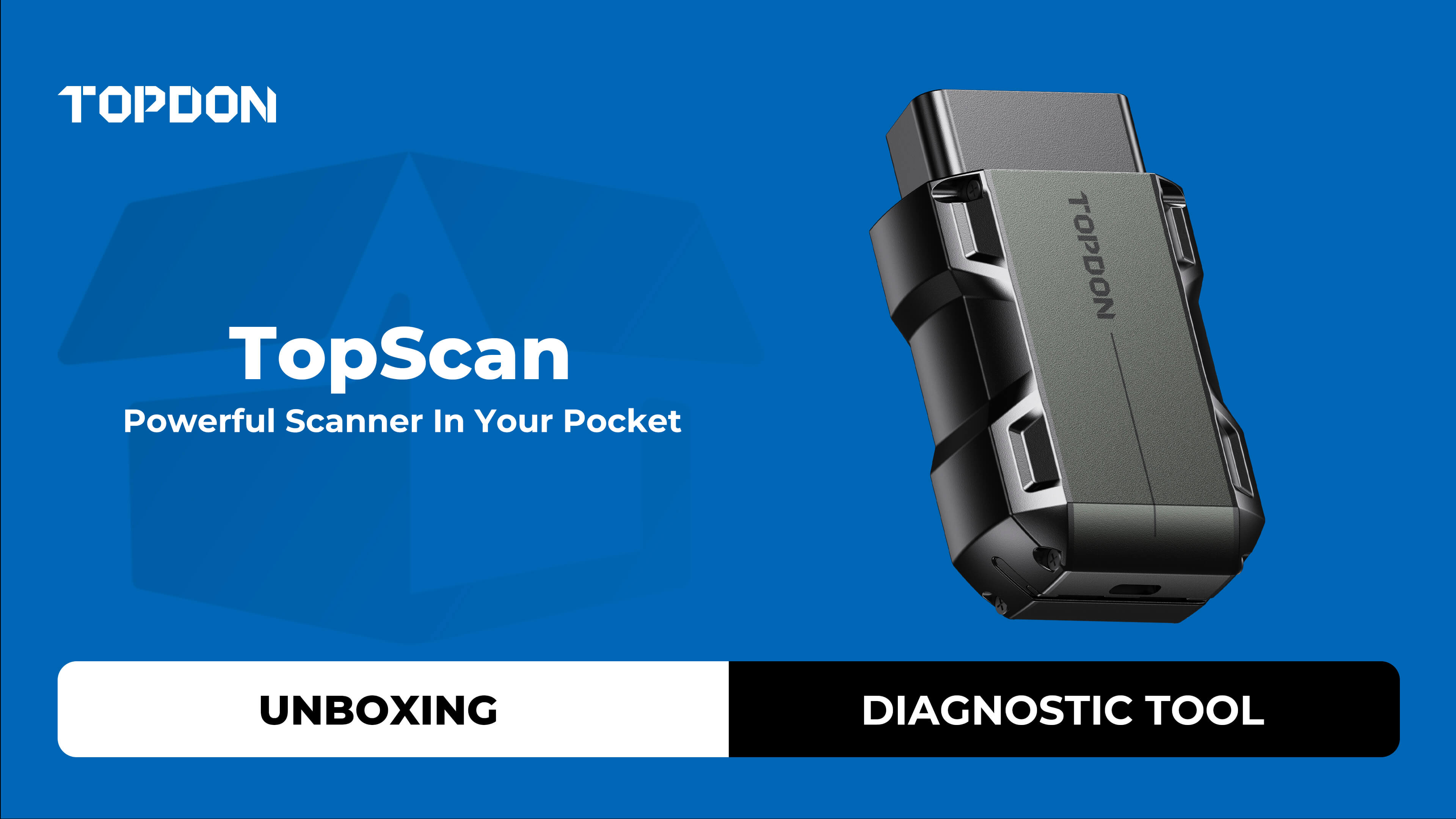 TOPDON TopScan | Unboxing | Diagnostic Tool | Powerful Scanner In Your Pocket